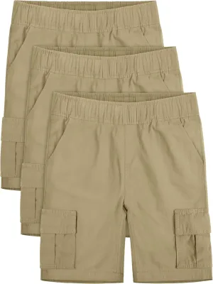 OHD 3 Pack School Uniform Shorts for Boys - Summer Jogger Clothes