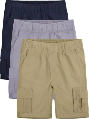 OHD 3 Pack School Uniform Shorts for Boys - Summer Jogger Clothes