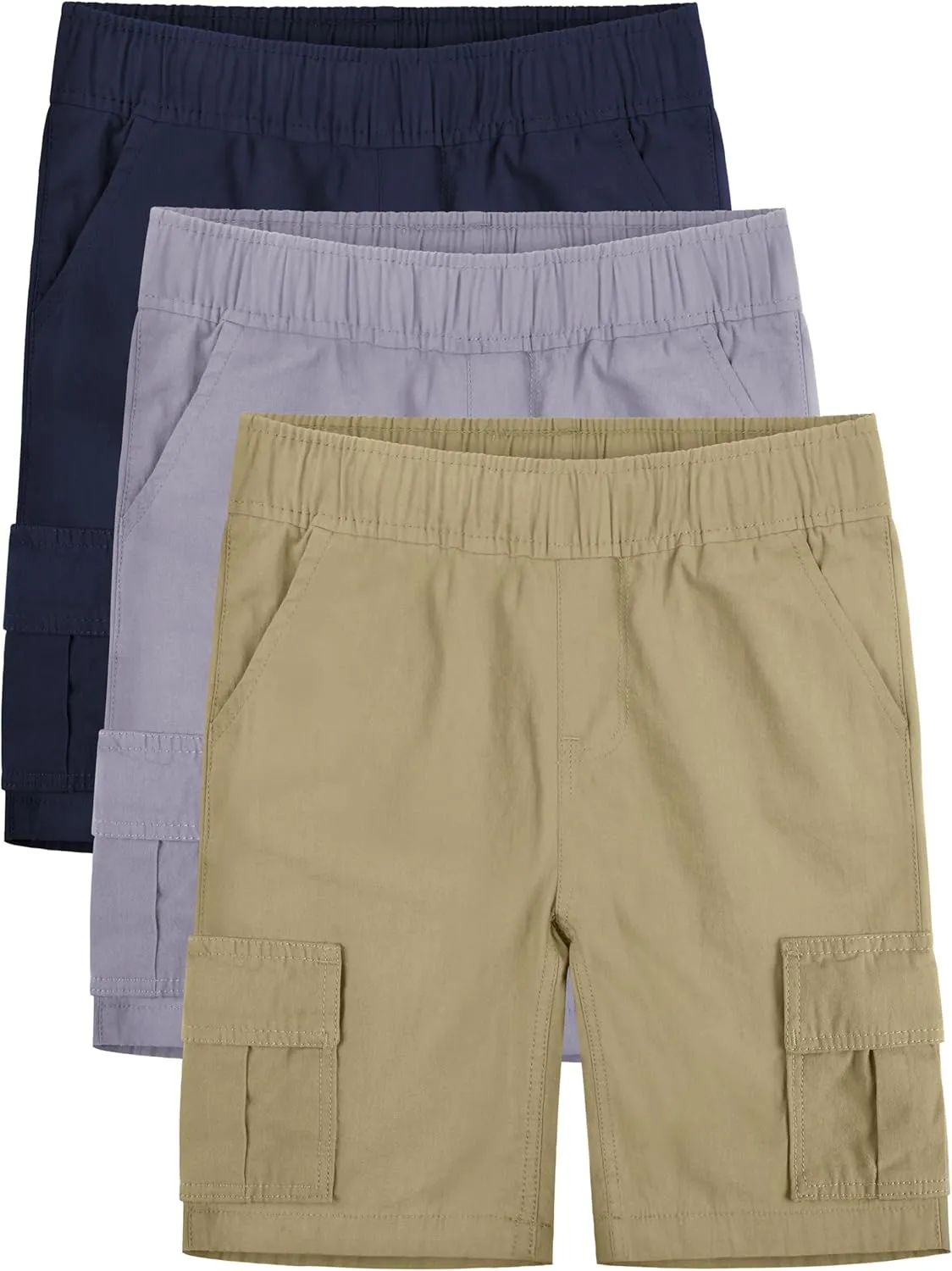 OHD 3 Pack School Uniform Shorts for Boys - Summer Jogger Clothes