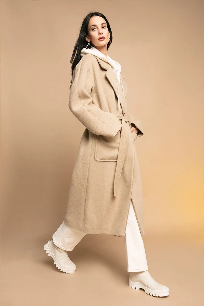 Oversized Coat in Bamboo