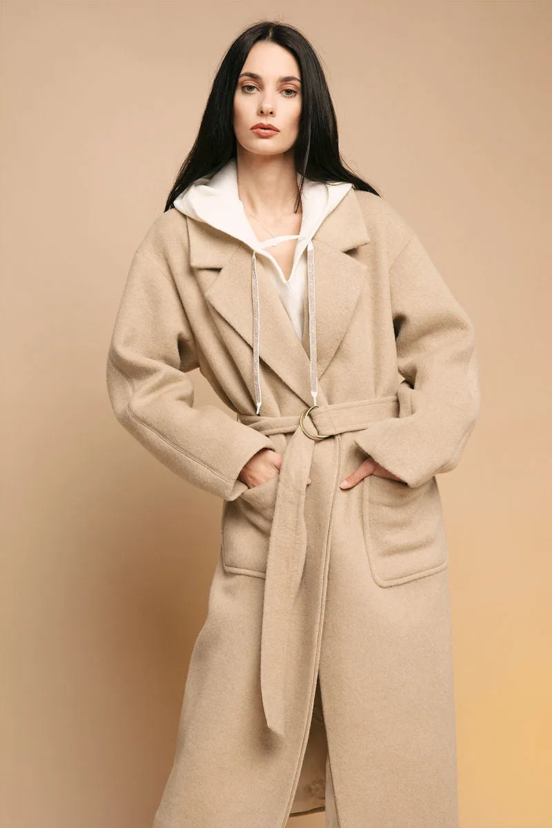Oversized Coat in Bamboo