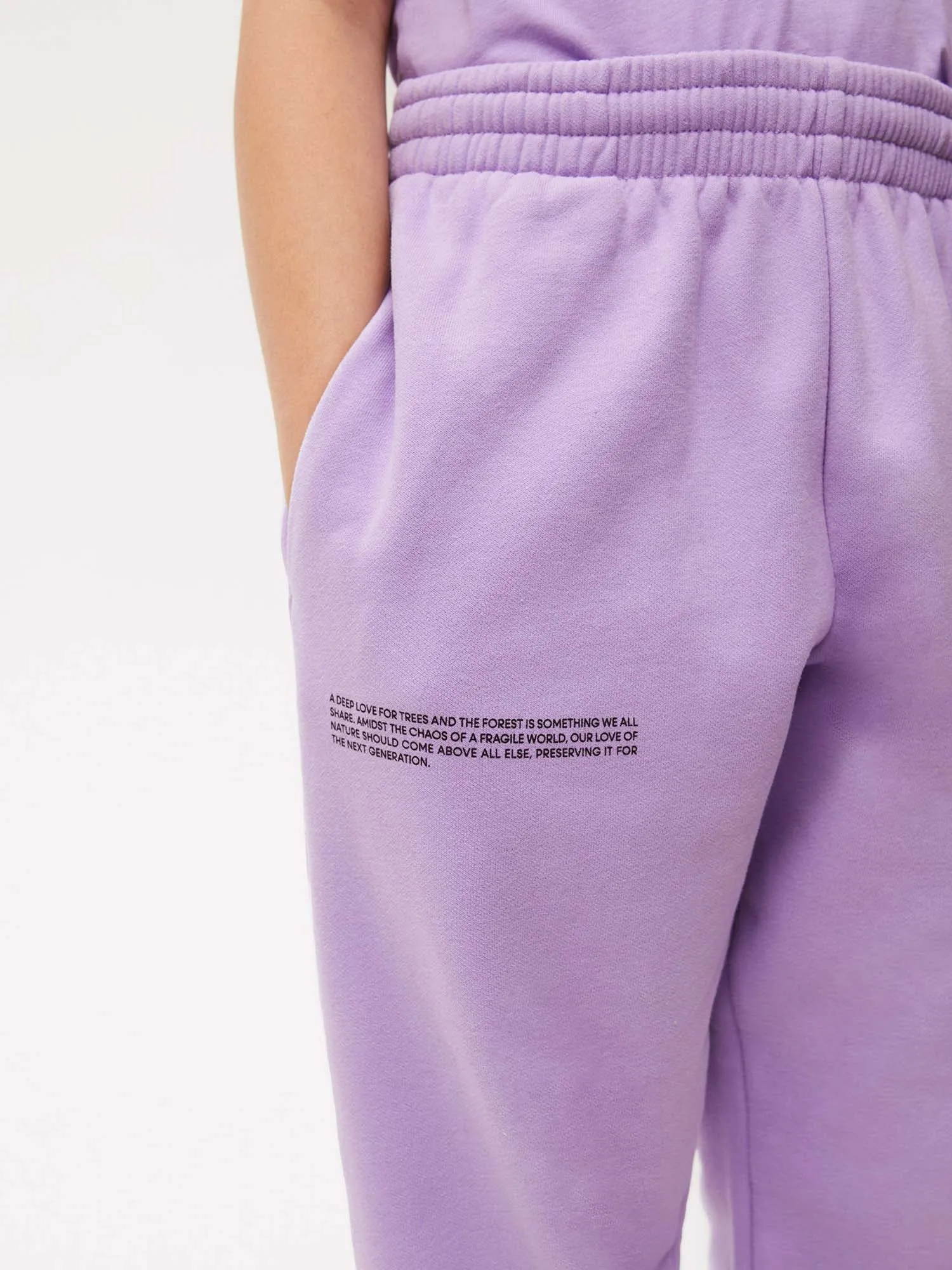 PANGAIA x Kenny Scharf Kids' 365 Track Pants—orchid purple