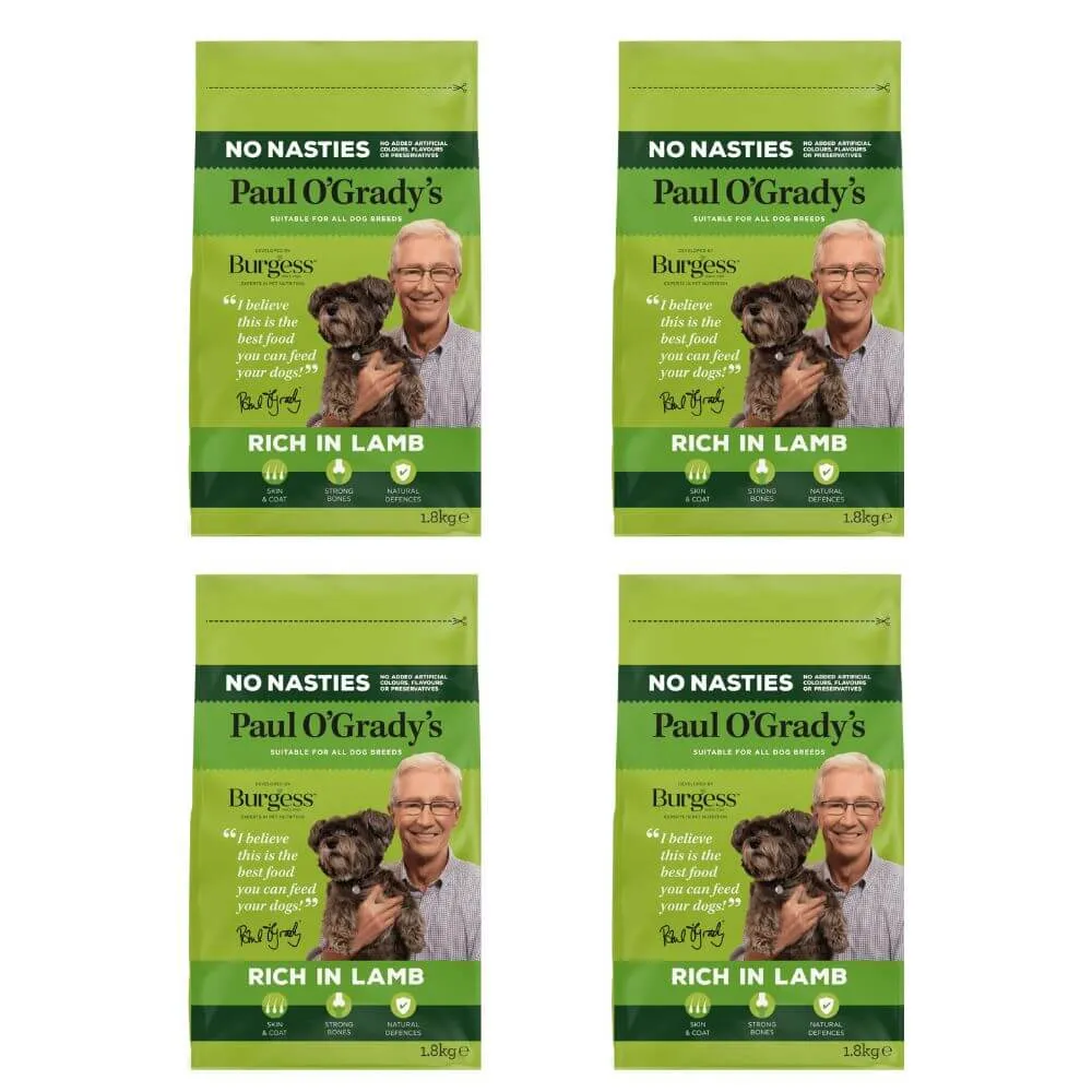 Paul O'Grady's No Nasties Adult Rich in Lamb 4 x 2kg