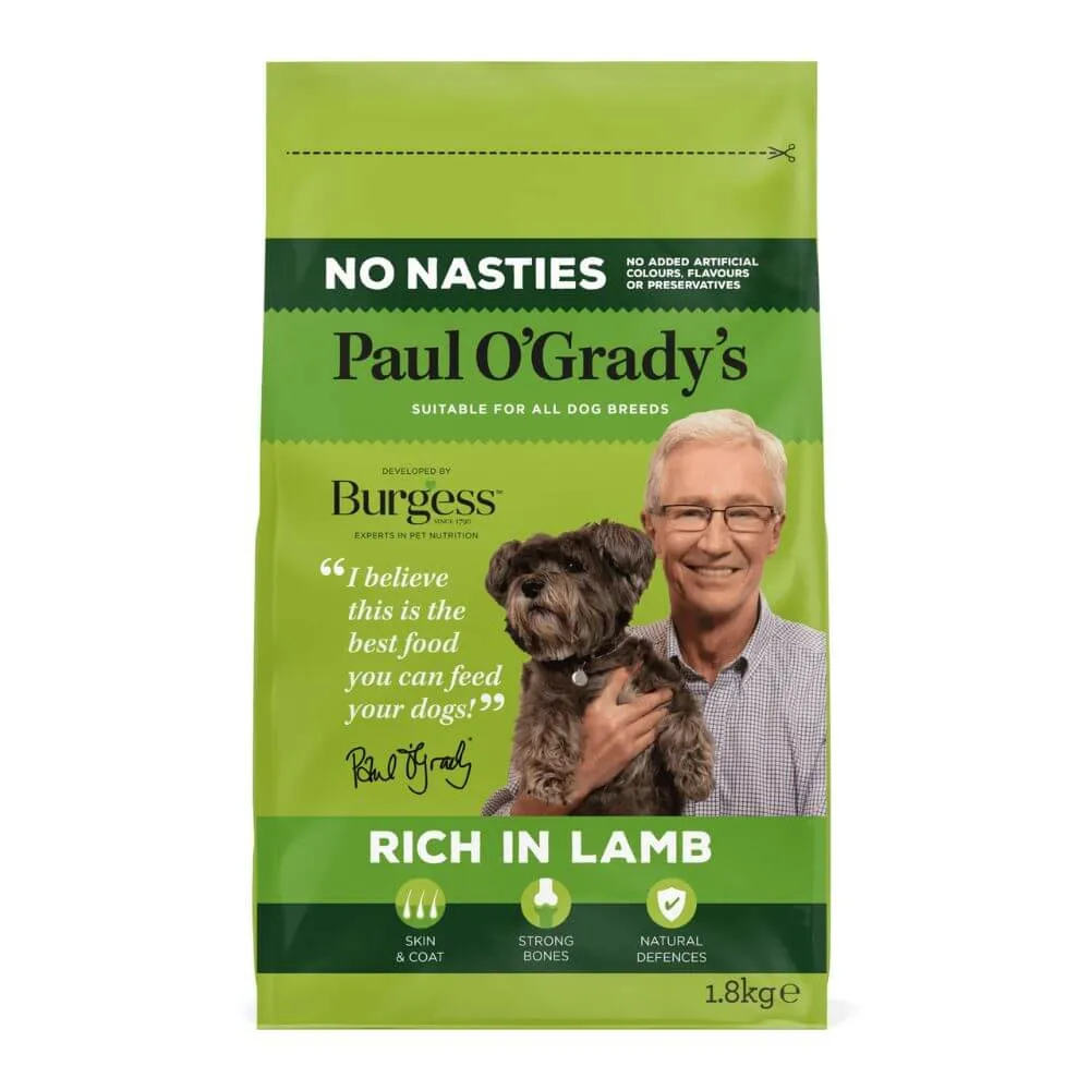 Paul O'Grady's No Nasties Adult Rich in Lamb 4 x 2kg
