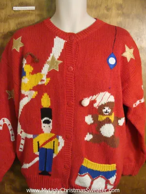 Playing Toys Ugly Christmas Sweater