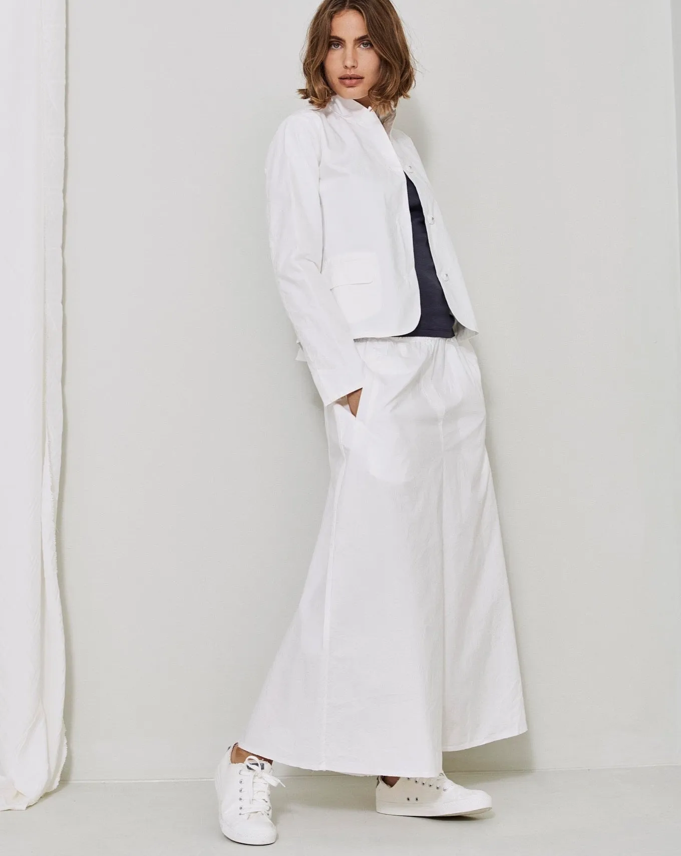 Poplin Cotton Pant skirt