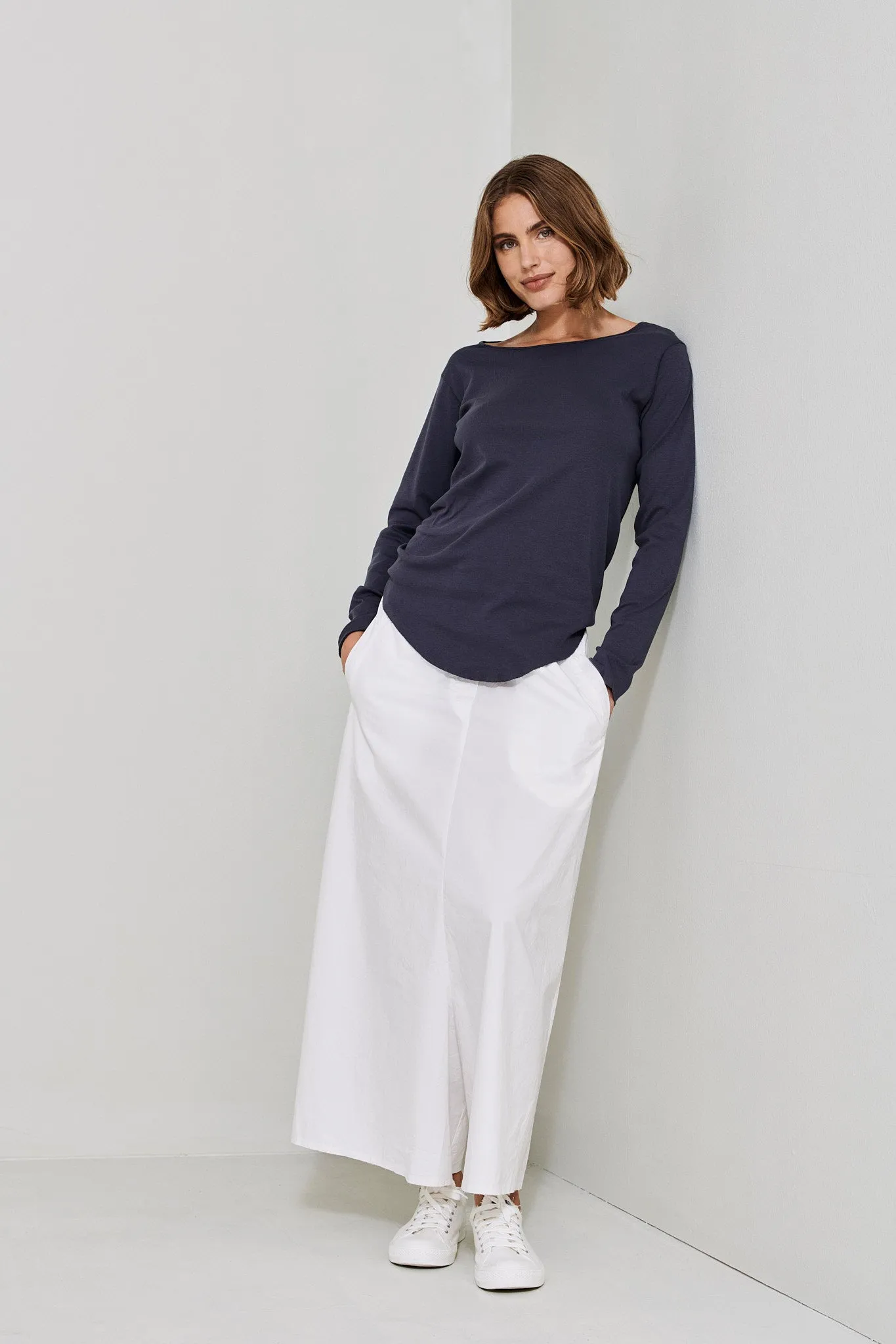 Poplin Cotton Pant skirt