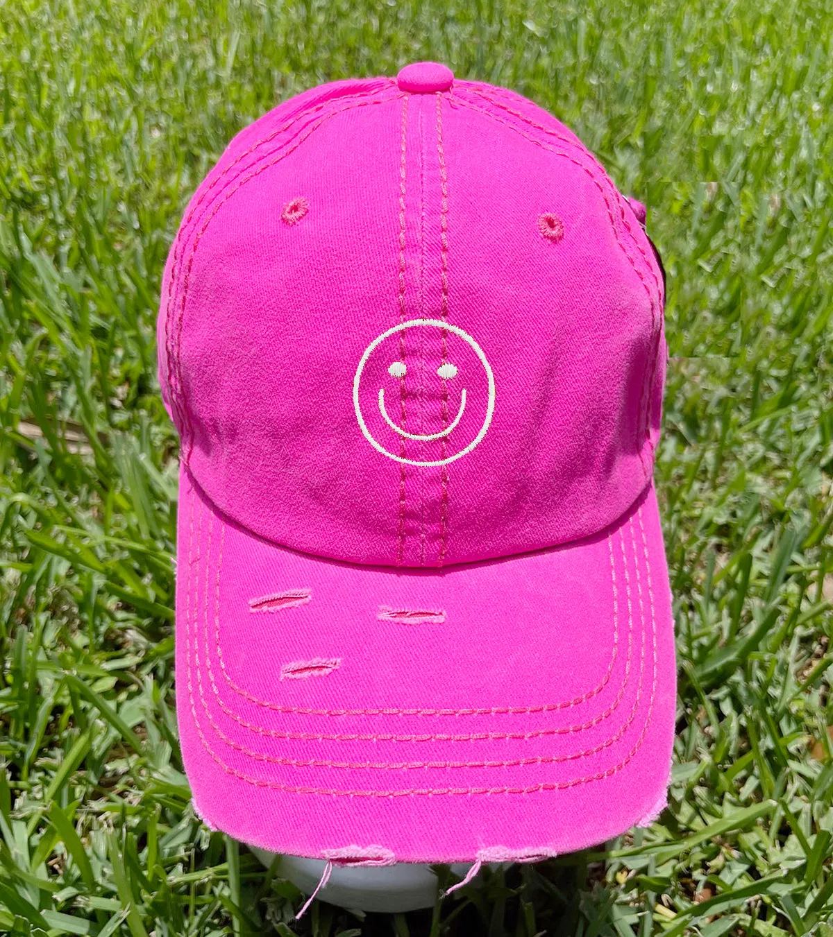 Smily face Vintage Baseball Cap