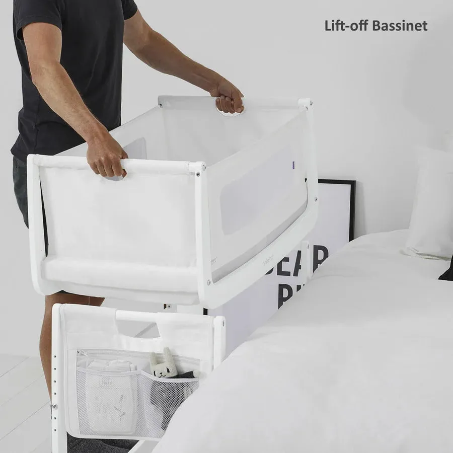 SnuzPod4 Bedside Crib (White)