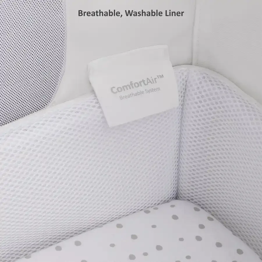 SnuzPod4 Bedside Crib (White)