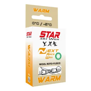 Star Next Warm Fluoro-Free Block Ski Glide Wax 20G