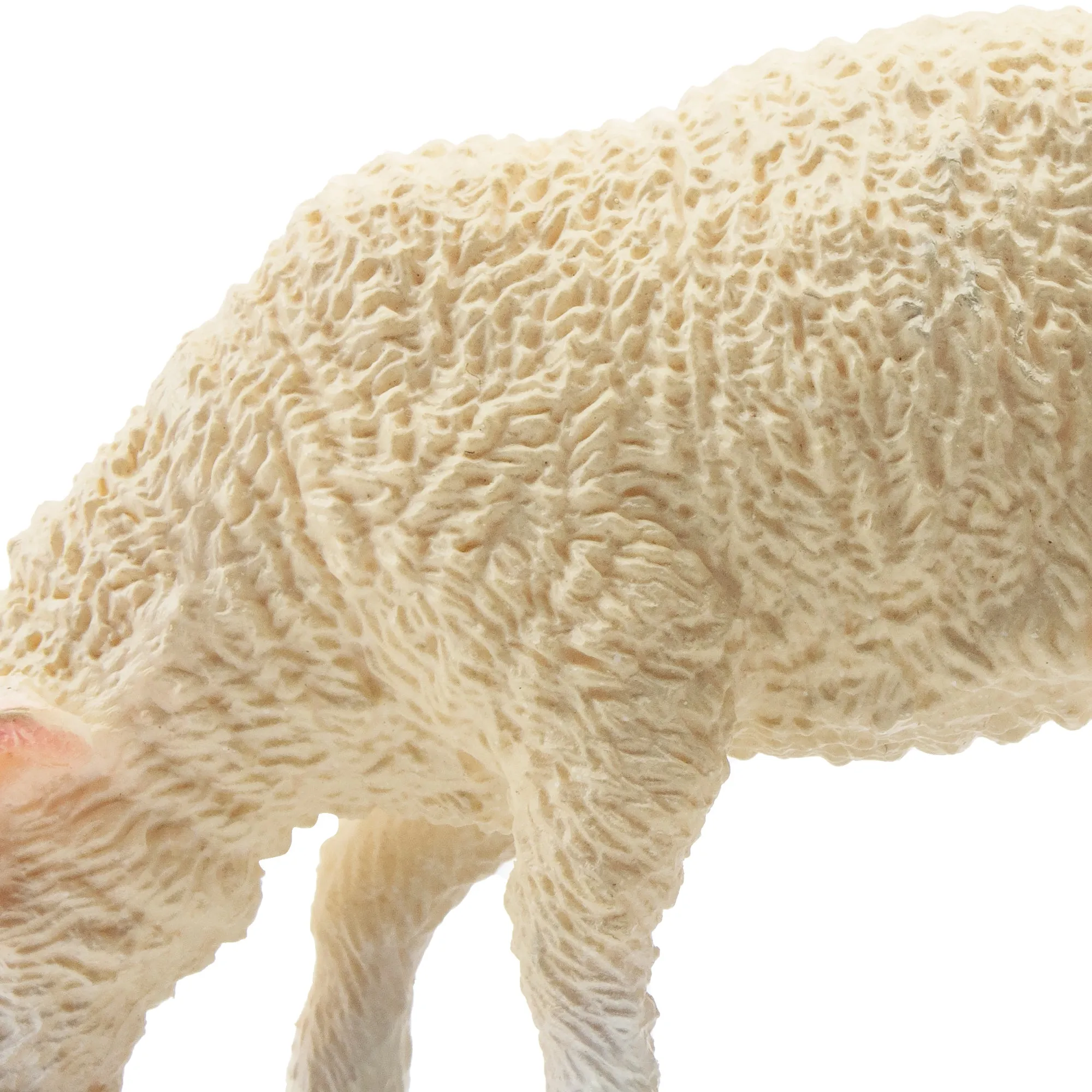 Toymany Foraging White Lamb Figurine Toy