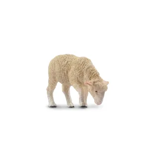 Toymany Foraging White Lamb Figurine Toy