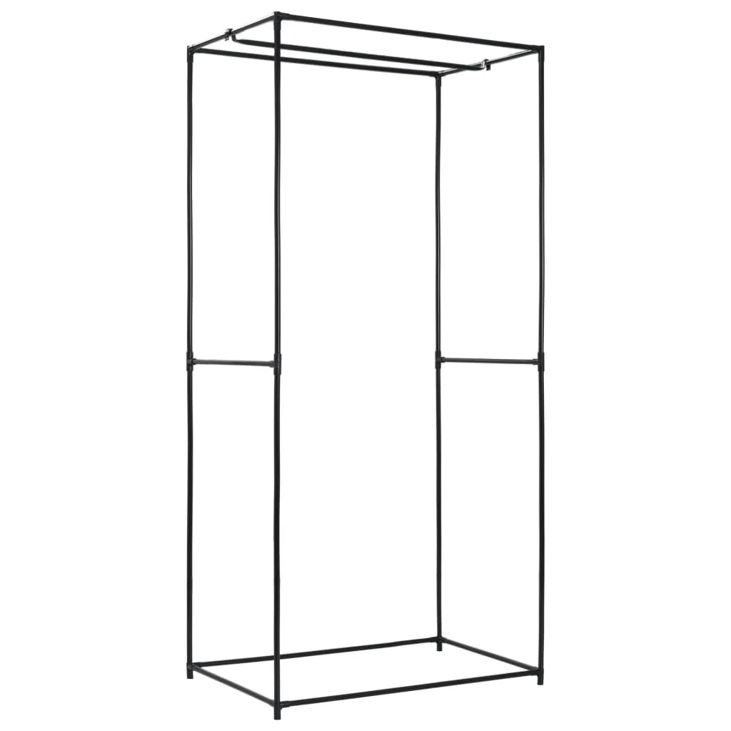 Wardrobes 2 pcs Grey 75x50x160 cm