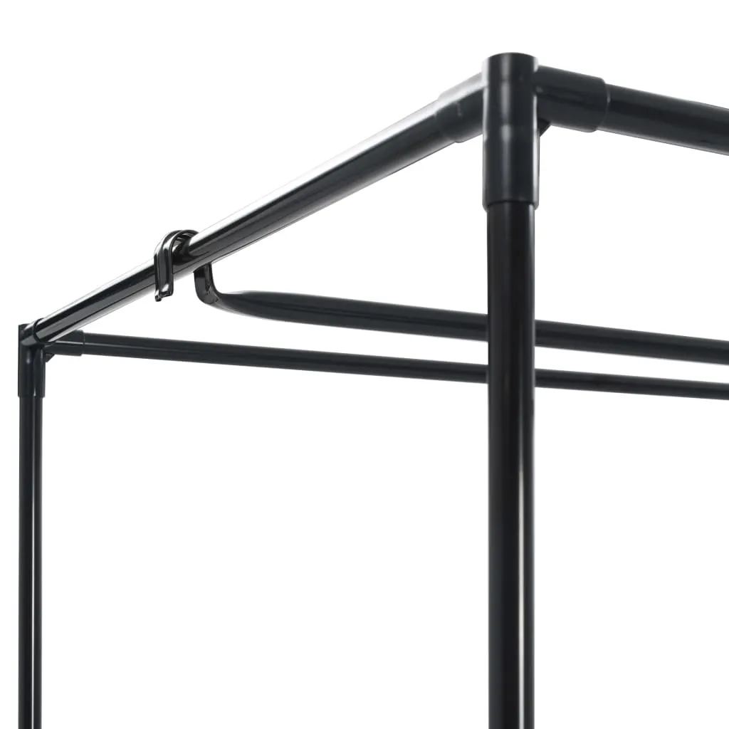 Wardrobes 2 pcs Grey 75x50x160 cm