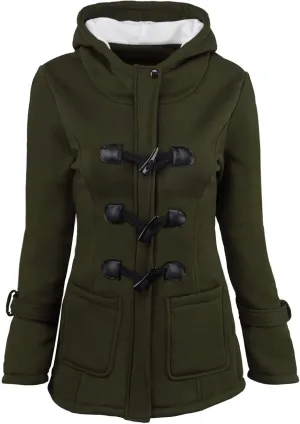 Women 2024 Winter Coat Plus Size Thicken Warm Wool Blend Windbreaker Jackets Fashion Fleece Lined Trench Coat Overcoats